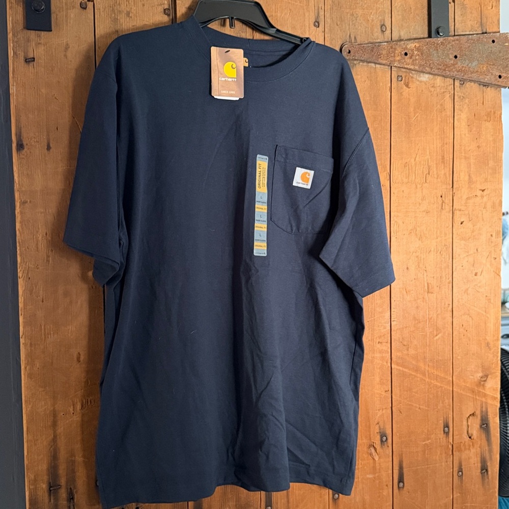 Carhartt Deep Blue Pocket Tee